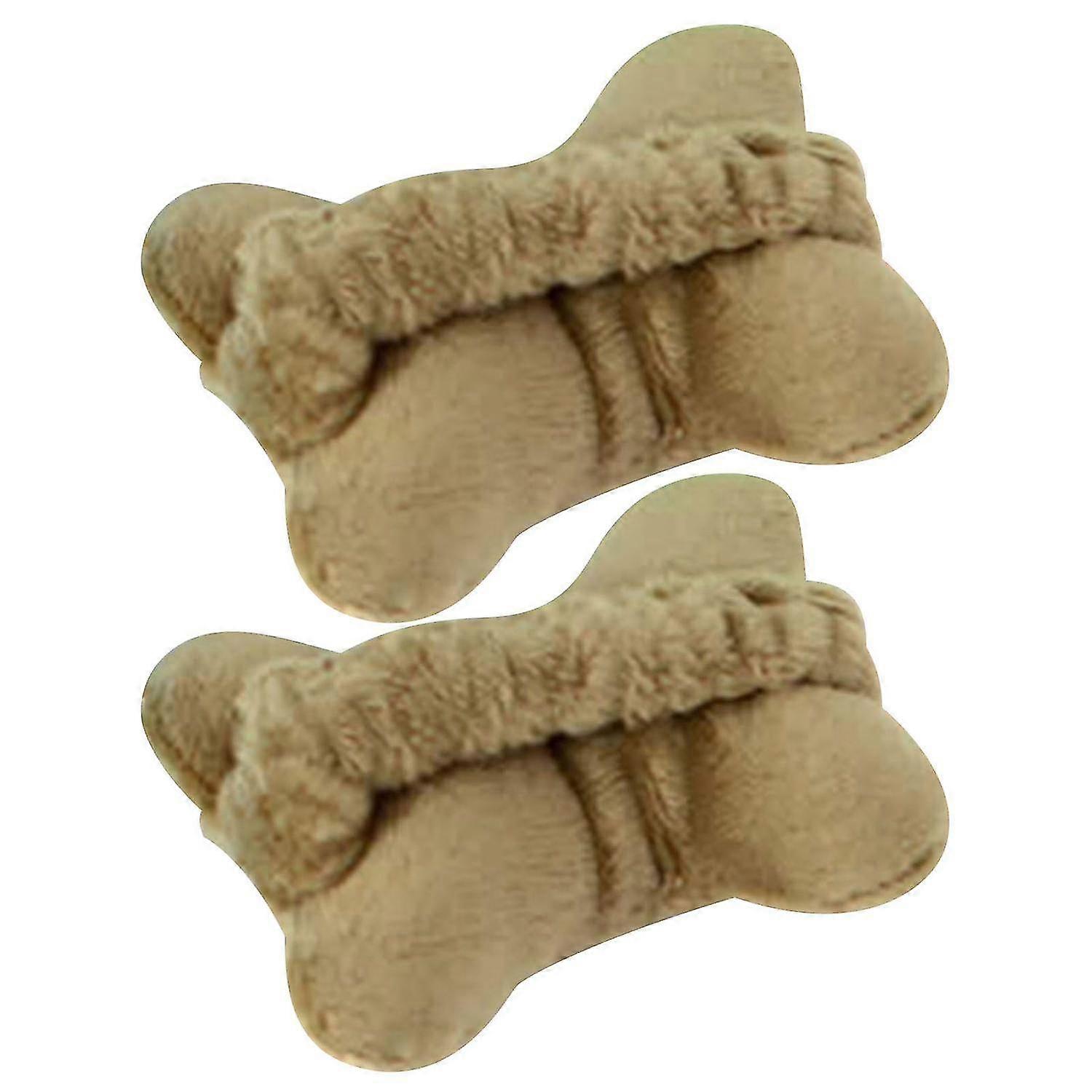 2Pcs Wrist Rest Non Slip Wear-resistance Flannel Comfortable Touch Novelty Hands Rest for Office