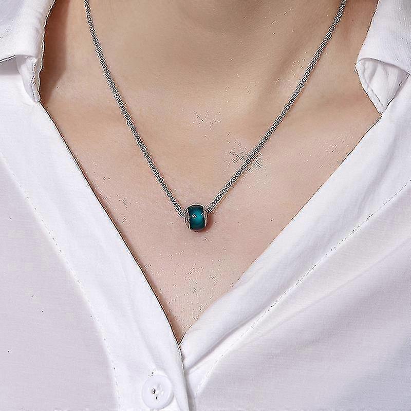 Heat Therapy Necklace Temperature Sensitive Colour Changing Pendant