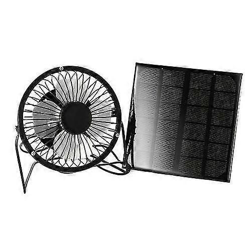 Udendørs mobiltelefon Powered Solar Panel Fan