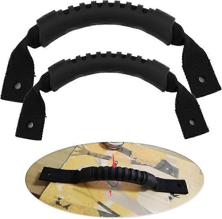 Kayak Handle, Kayak Carry Handles Black Durable Boat Canoe Handle Replacement Accessory Kit replacement for Kayaks Suitcase Luggage Surfboardblack2Pcs