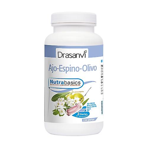 Garlic, hawthorn and olive nutrabasics 120 softgels
