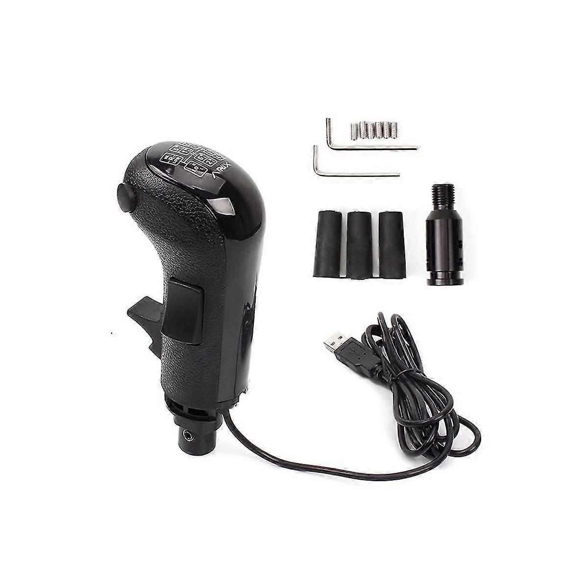 PC USB High Low Gear Simulator Shifter Knob for G29 G27 G25 TH8A USB Gearshift Knob for ETS2 HB043