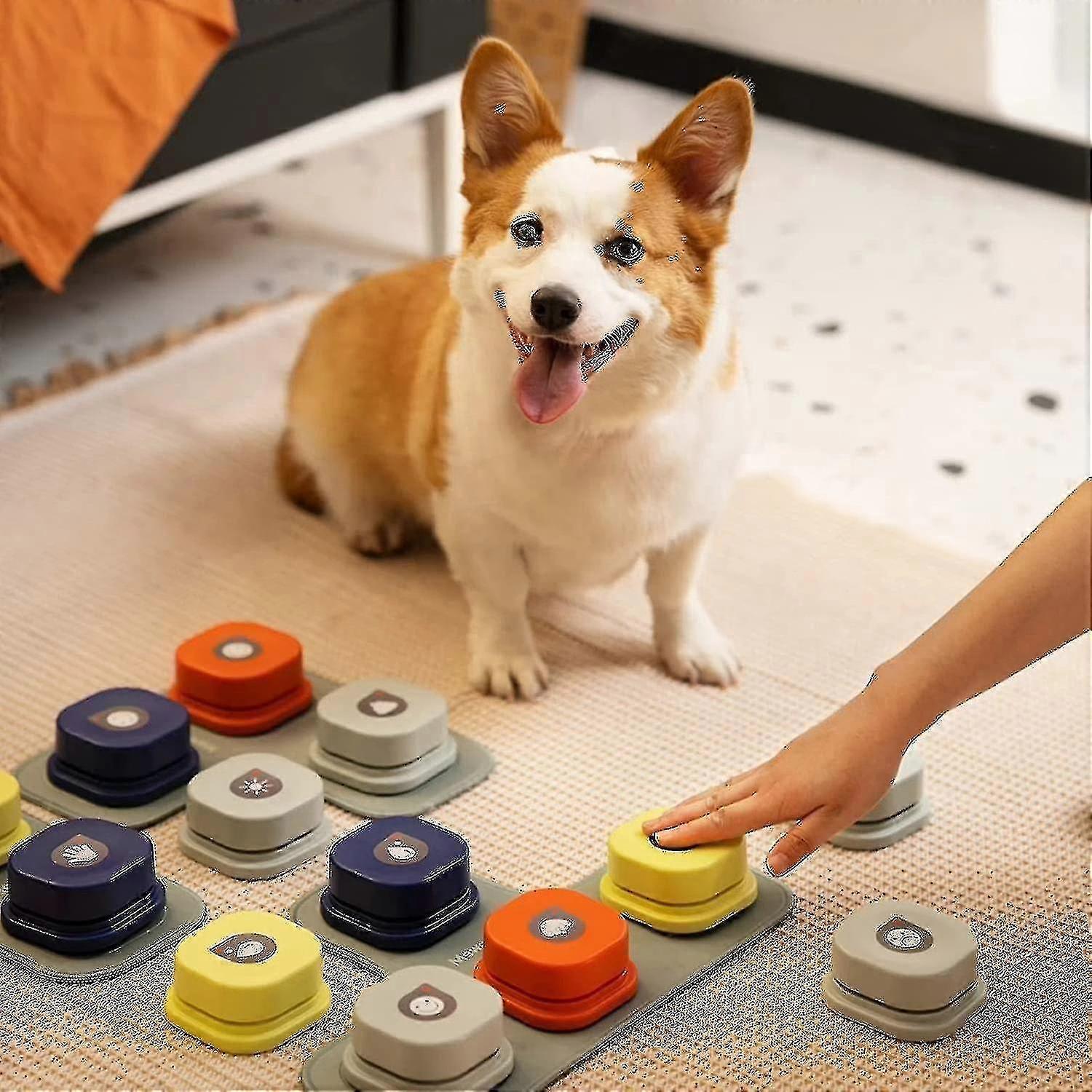 Mewoofun犬ボタンレコードトーキングペットコミュニケーションボーカルトレーニングインタラクティブおもちゃベルリンガー