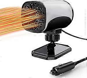 Car Heater, 12 V Winter Portable Car Heater, 2-in-1 Fast Heating Car Defroster Defogger with Heating and Cooling Function, 360 Rotating Car Heater wit