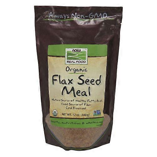 Nu Foods Hørfrø Økologisk, Måltid 12 oz