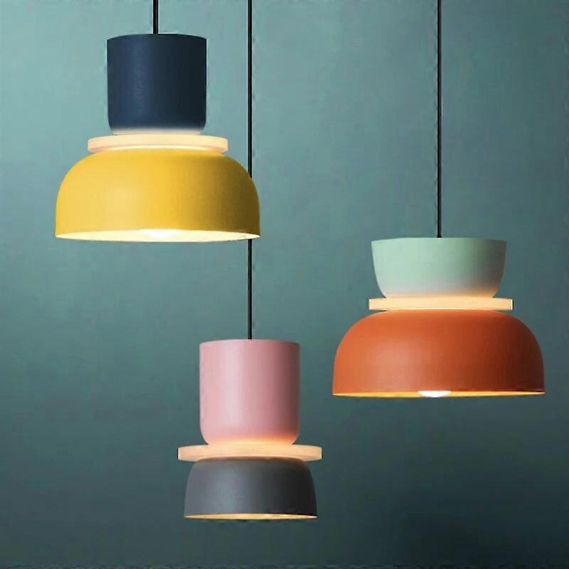 Nye Moderne Vedende Lampe Led Nordisk Hængende Ophæng Sengebord Stue Soveværelse Studie Bar Spisestue Belysning Macaron Indretning