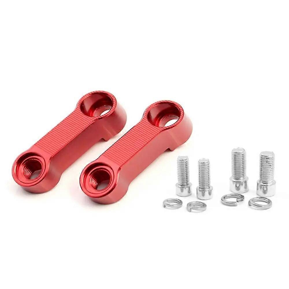 2PCS Durable Motorcycle Accessories Motorbike With Screw Extend Adapter Bracket Rearview Mirrors Extension Riser Transfer Base