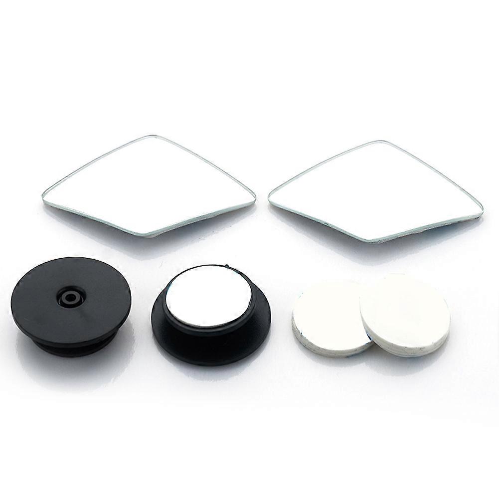 2Pcs Adjustable Car Mirror Blind Spot Side Rear View Convex Wide Angle Parking Auto Motorcycle Car Extra Rearview Mirror