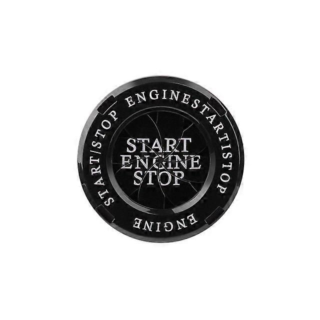 Car Interior Modification One-button Start Button Ignition Switch Rotating Protective Cover Motorcycle Start Ring Decoration