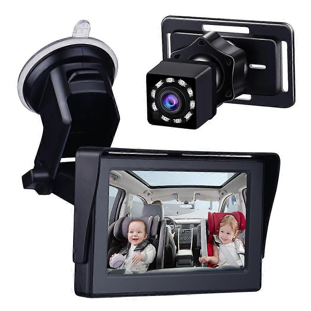 Le plus récent Infant Rear Display View Camera 360 Réglable Bébé Car Mirror Face Infant Infrarouge Night Vision Monitor Display Gift