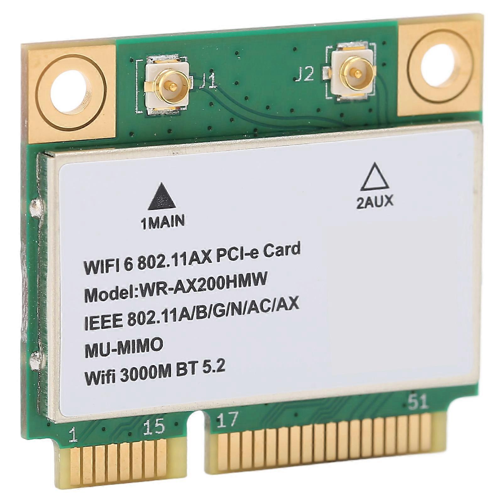 Ax200hmw WiFi6 MU MIMO Tech Mini PCIE Wireless Net Karte für Notebook-Kompatibilität