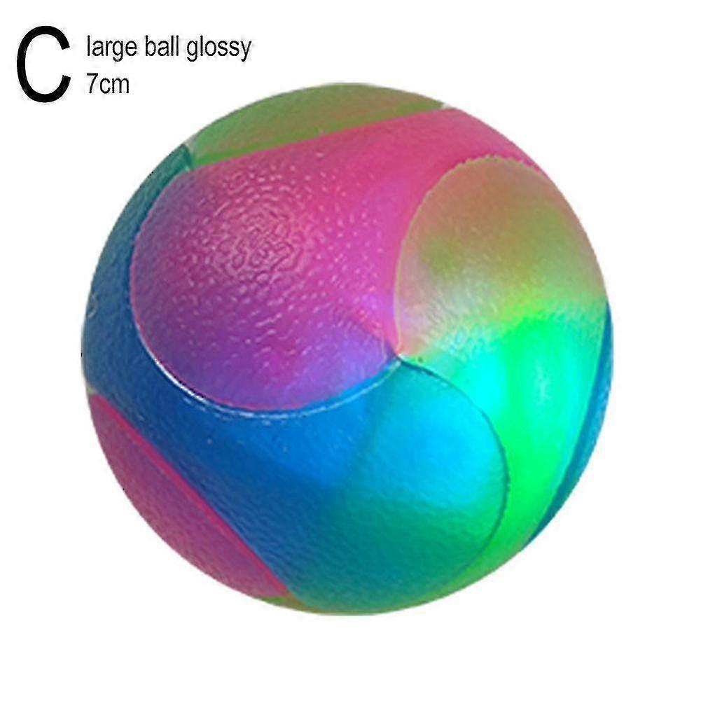 Light Dog Balls Flashing Elastic Ball Glow in the Dark Interactive Pet Toys