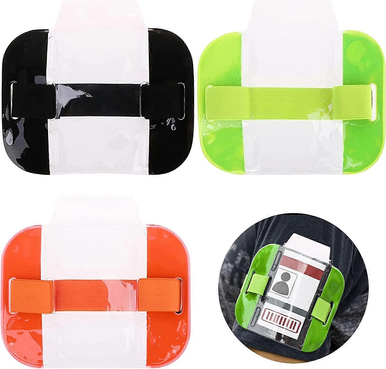 Armband License Holder Adjustable Shoulder Straps (Color Random) 5 Pieces
