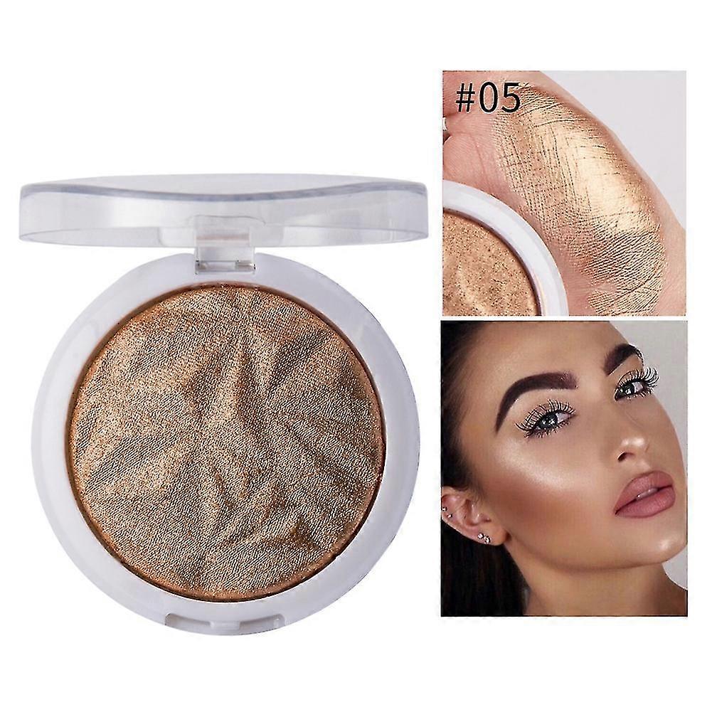 Long Lasting Waterproof Pressed Contour Highlighting Powder (Type 05 Golden Brown)