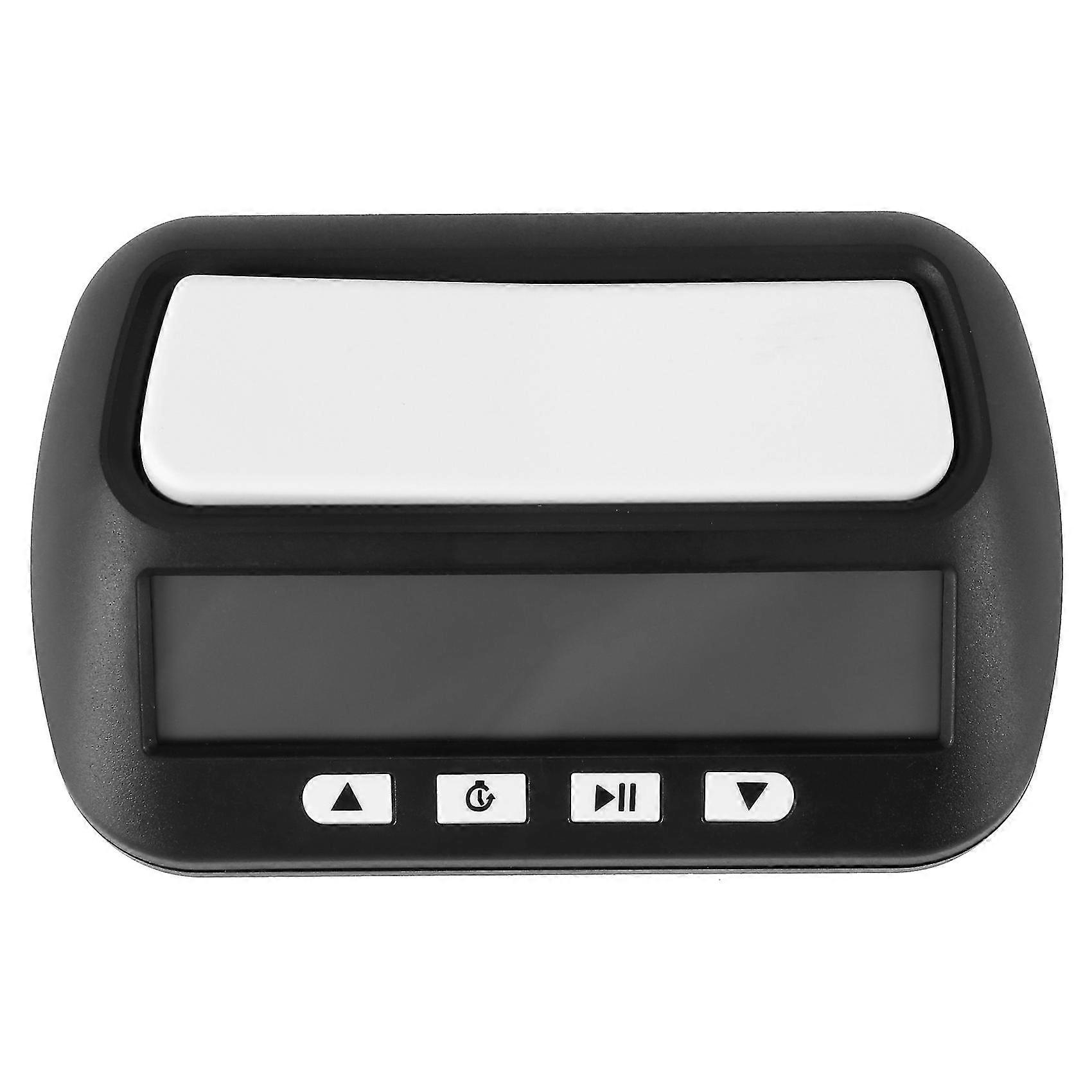 Chess Clock, Digital Chess Timer & Game Timer, 3-in-1 Multipurpose Portable Professional Clock Black