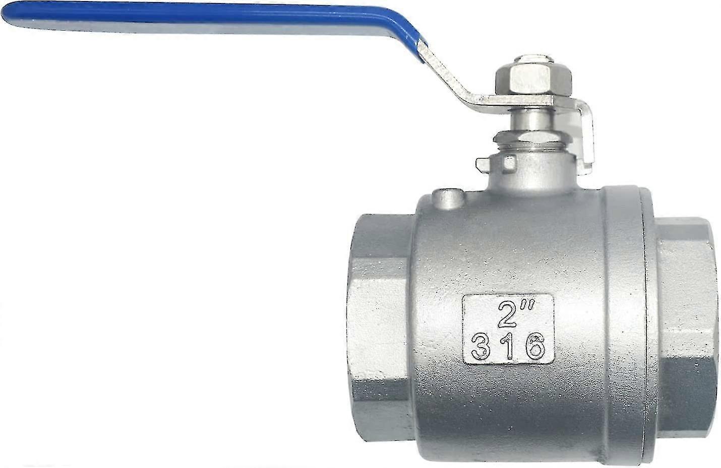 VARMHUS 316 Stainless Steel Full Port Ball Valve 1-1/2" NPT Female - 1000 WOG