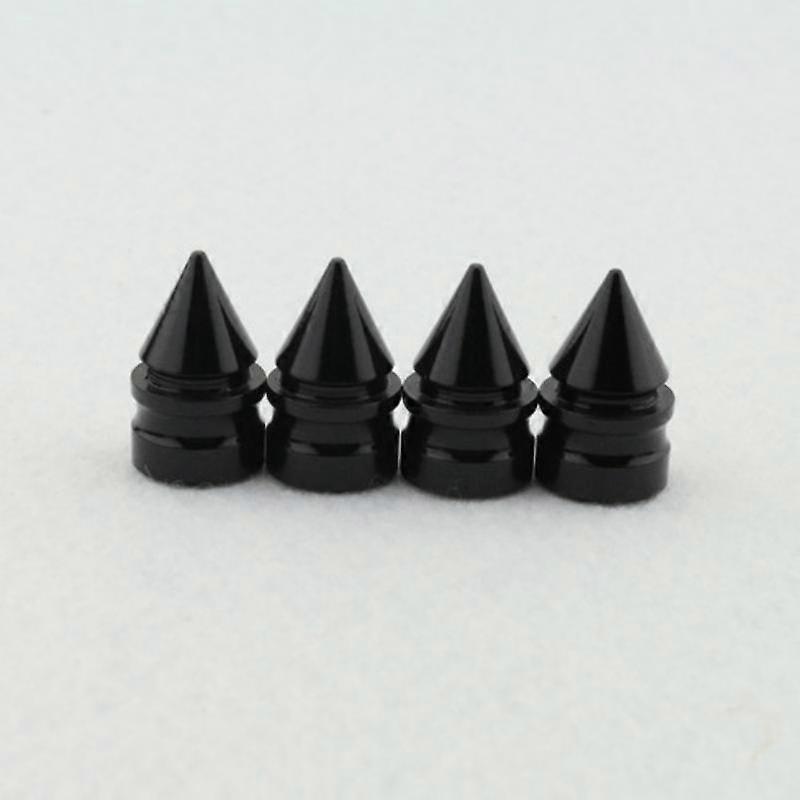4pcs Automotive Supplies Aluminum Alloy Universal Tire Valve Cap Tower Modified Valve Core Cover