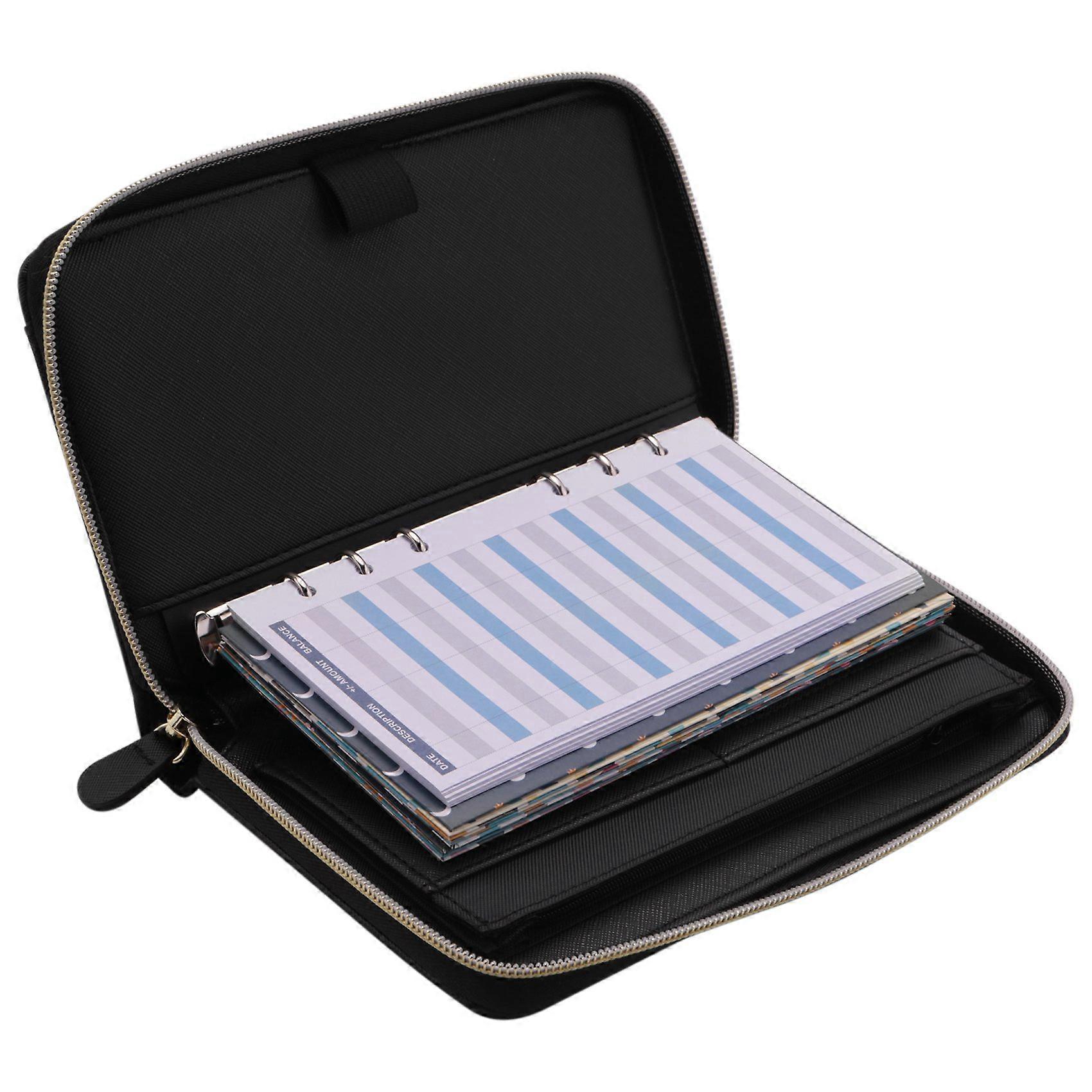 All-In-One Cash Envelopes Wallet System with 12 Budget Envelopes and 12 Budget Sheets for Financial