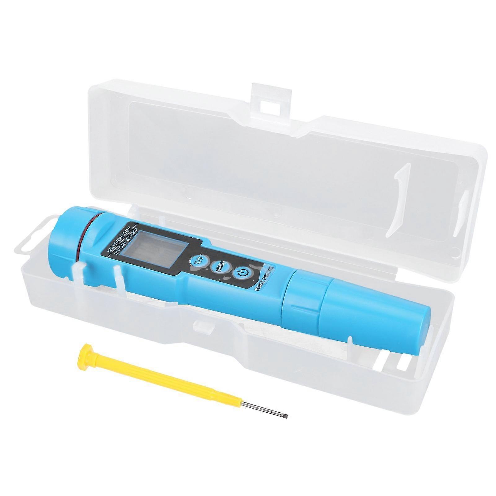 3-in-1 Water Quality Tester for pH, ORP, and Temperature: Portable and Accurate pHORPTEMP Pool and Drinking Water Quality Test Pen