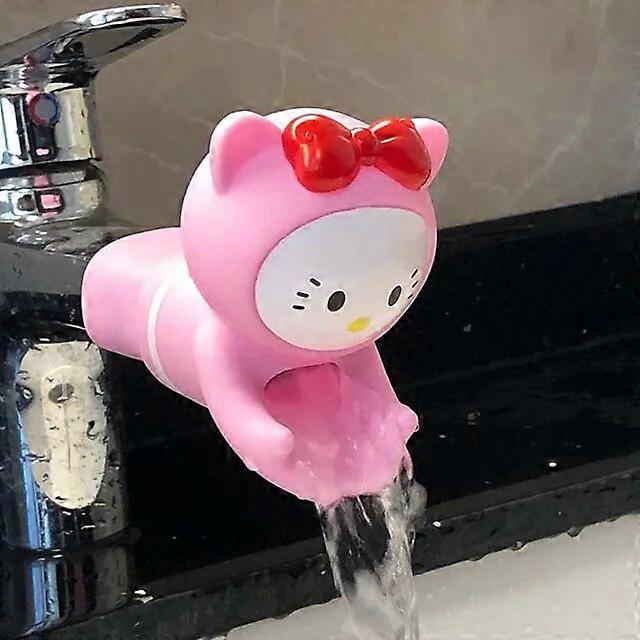 Cute Animal Faucet Extender Kids Children Help Washing Hands Sink Water Tap Extender Splash-proof Spout Extension