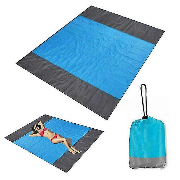 Beach Blanket, 79''79'' Picnic Blankets Waterproof Sandproof For 4-7 Adults, Oversized Lightweight Beach Mat, Portable Picnic Mat, Sand Proof Mat For