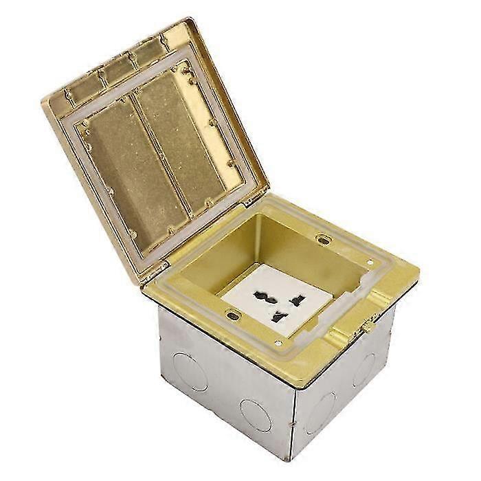 Concealed Socket Brass Concealed Floor Socket Space Saving Flame Retardant Heat Resistant Universal Socket 250v