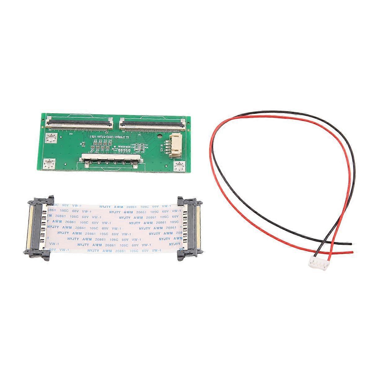 Do 2 x 68-stykowej płytki adaptera ekranu UHD 51-stykowego VBI LCD