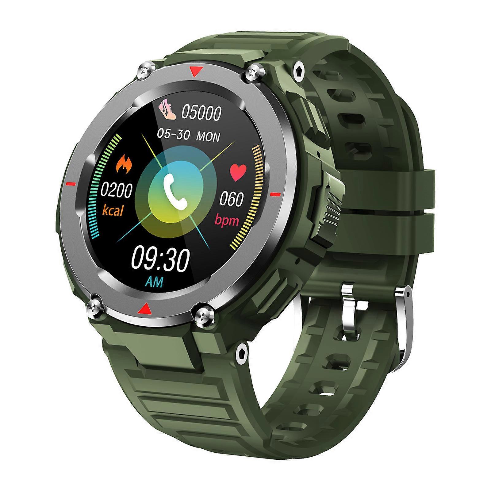 Multilingual Smart Sport Watch 1.28-inch Screen BT Call Build-in Music Step Counting Heart Rate Blood Pressure Blood Oxygen Monitoring Sleeping Mode S