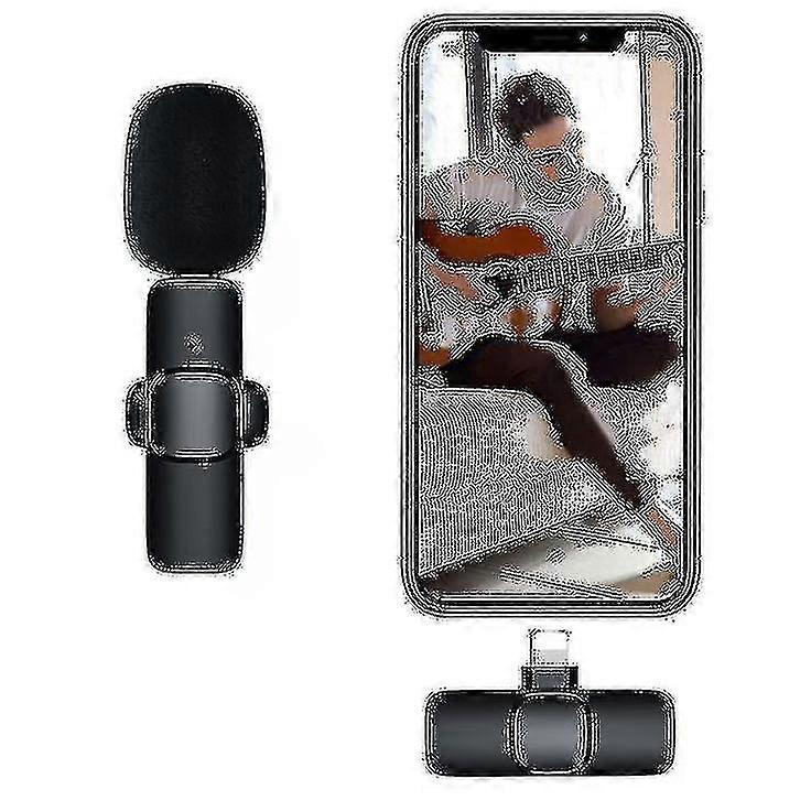 Wireless Microphone For Iphone Ipad, Wireless Lavalier Microphone With Noise Reduction Automatic Synchronization Function