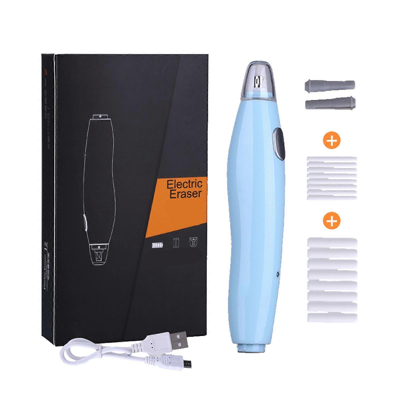 Electric Eraser Set with 16 Eraser Refills USB Rechargeable Thickness Adjustable