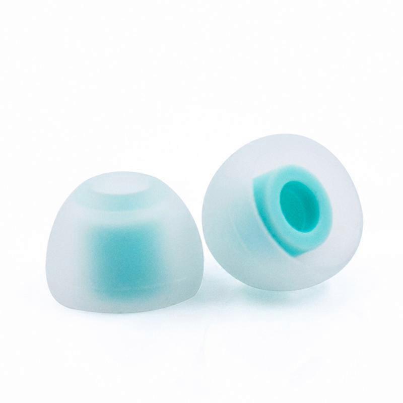 Silicone Eartips for Replacement Earmuffs(2 Pairs-L) (Earbud Diameter 4.5mm)