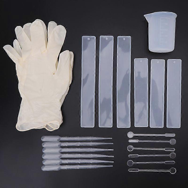 Creative Bookmark Mould Rectangular Bookmark Silicone Mold DIY Resin Art Crafts