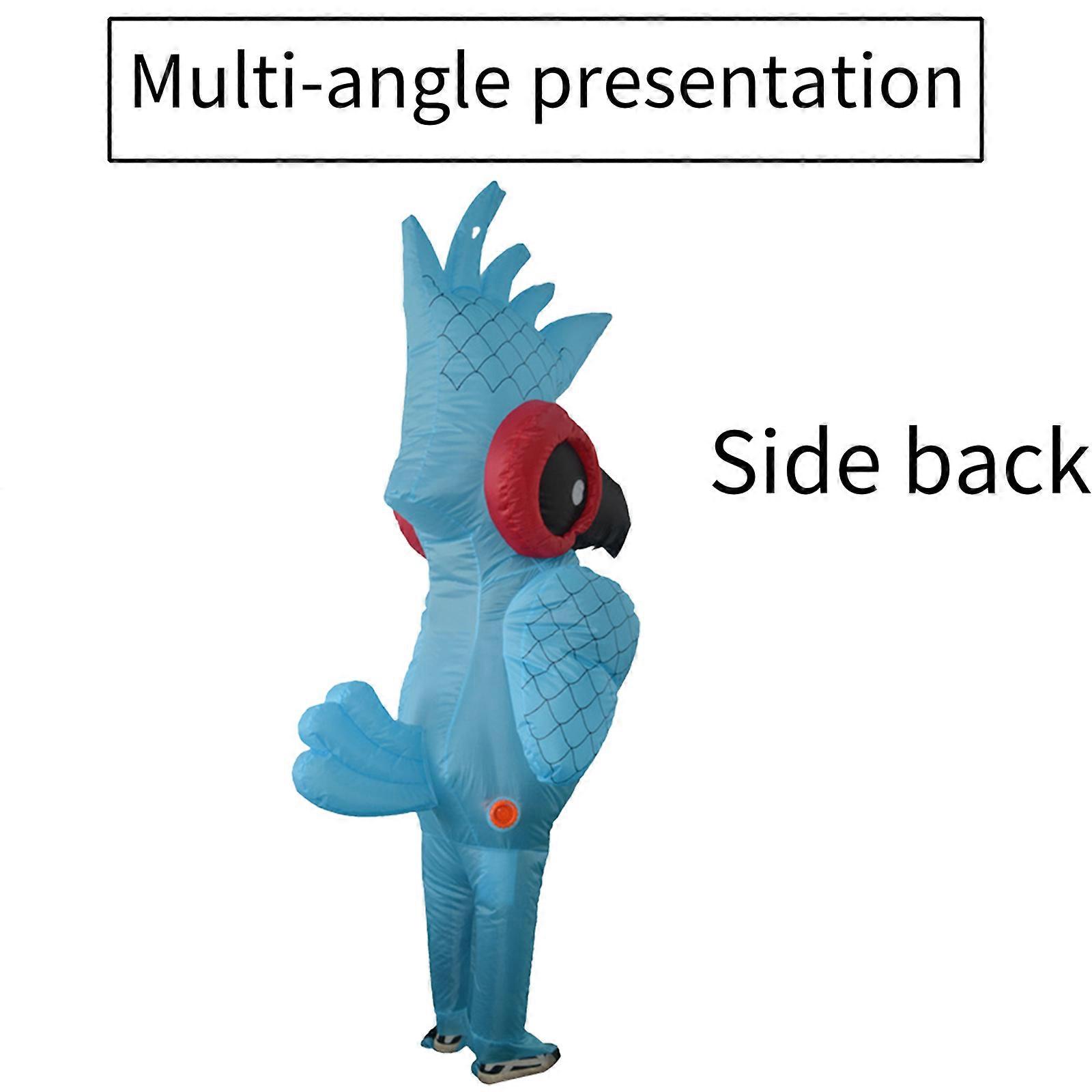 New Blue Parrot Inflatable Costume Blow up Costumes Fancy Dress