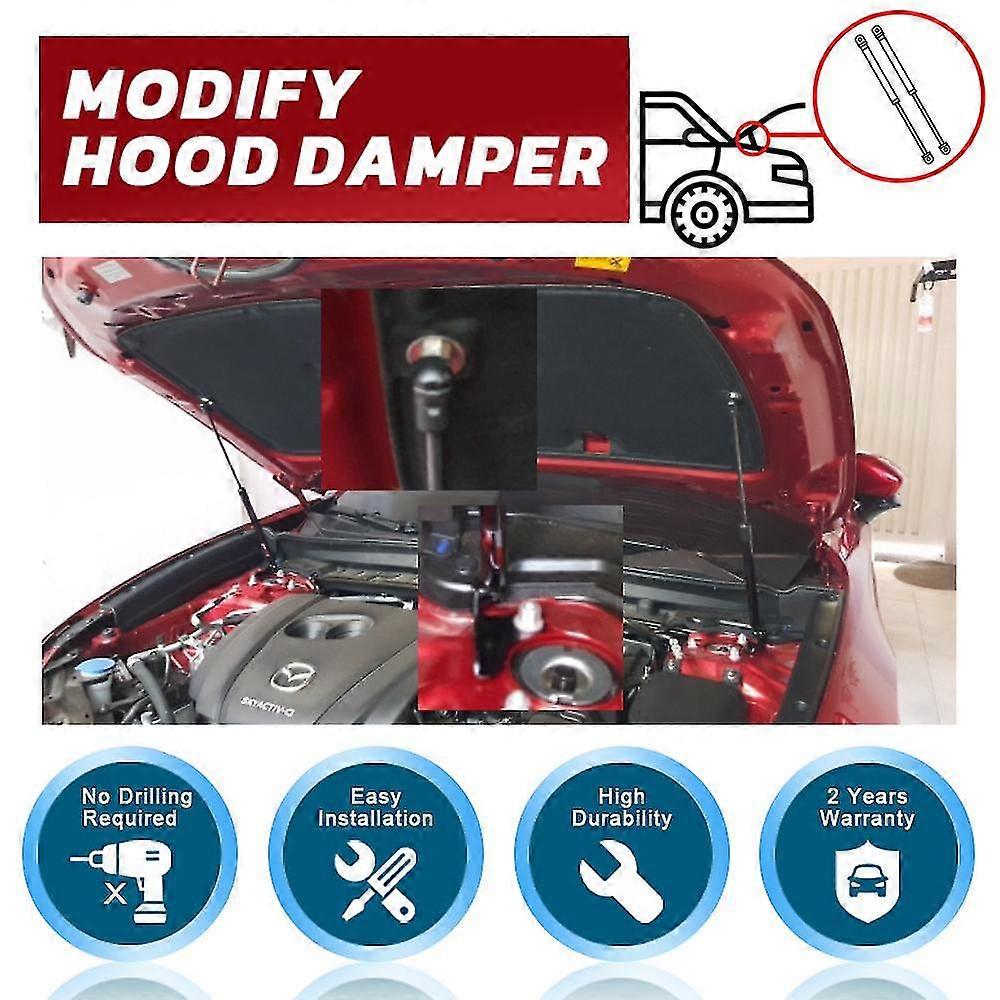 For Mazda Cx-30 Cx30 2019-2022 Front Hood Bonnet Modify Gas Struts Bars ...