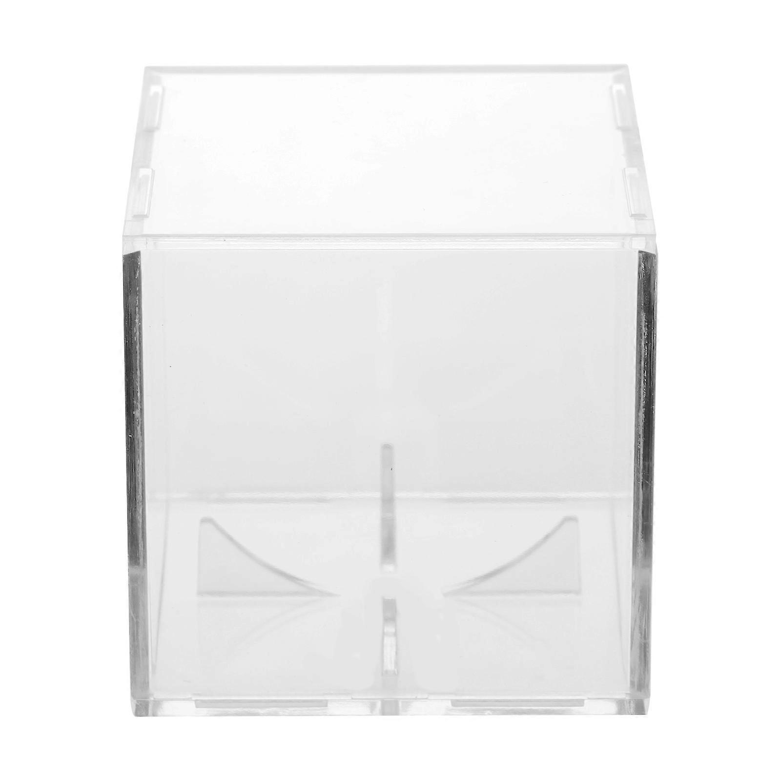 透明な野球のディスプレイボックス野球のための防塵野球ホルダー収納ボックス