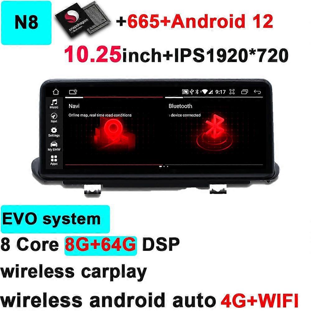 JingTian Car Carplay Android Auto Navigation Multimedia Radio Audio Video Player for BMW X5 F15 X6 F16 2014 2015 2016 2017-2019