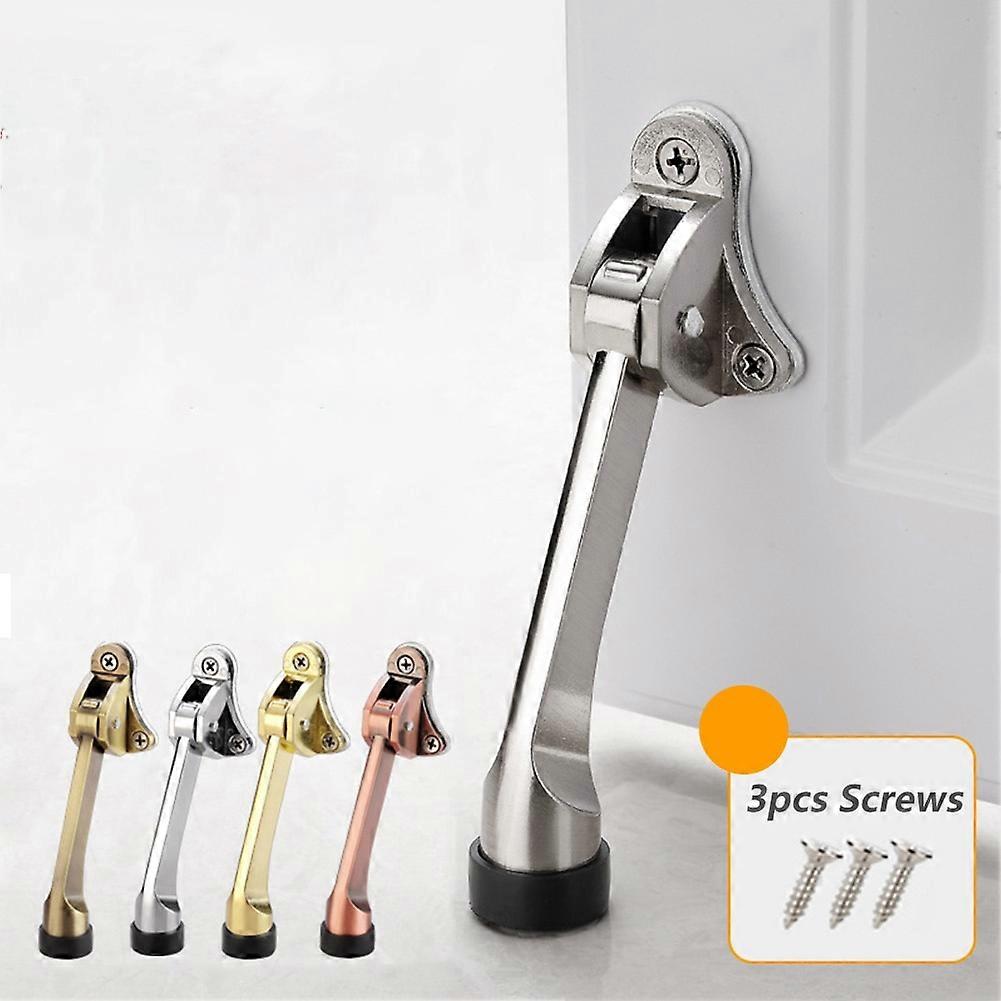 Door Stopper Kick Down Home Door Holder Rubber Buffer For Home Tools Accessories