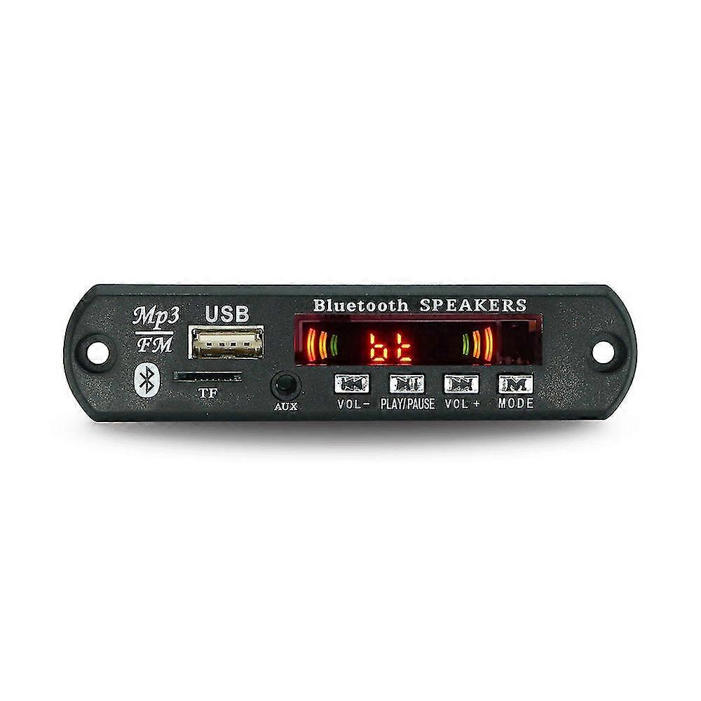 stereo Handsfree Bluetooth 5.0 Mp3 Player Decoder Board 12v Car Fm Radio Module Support Tf Usb Aux Playing Voice Recorder