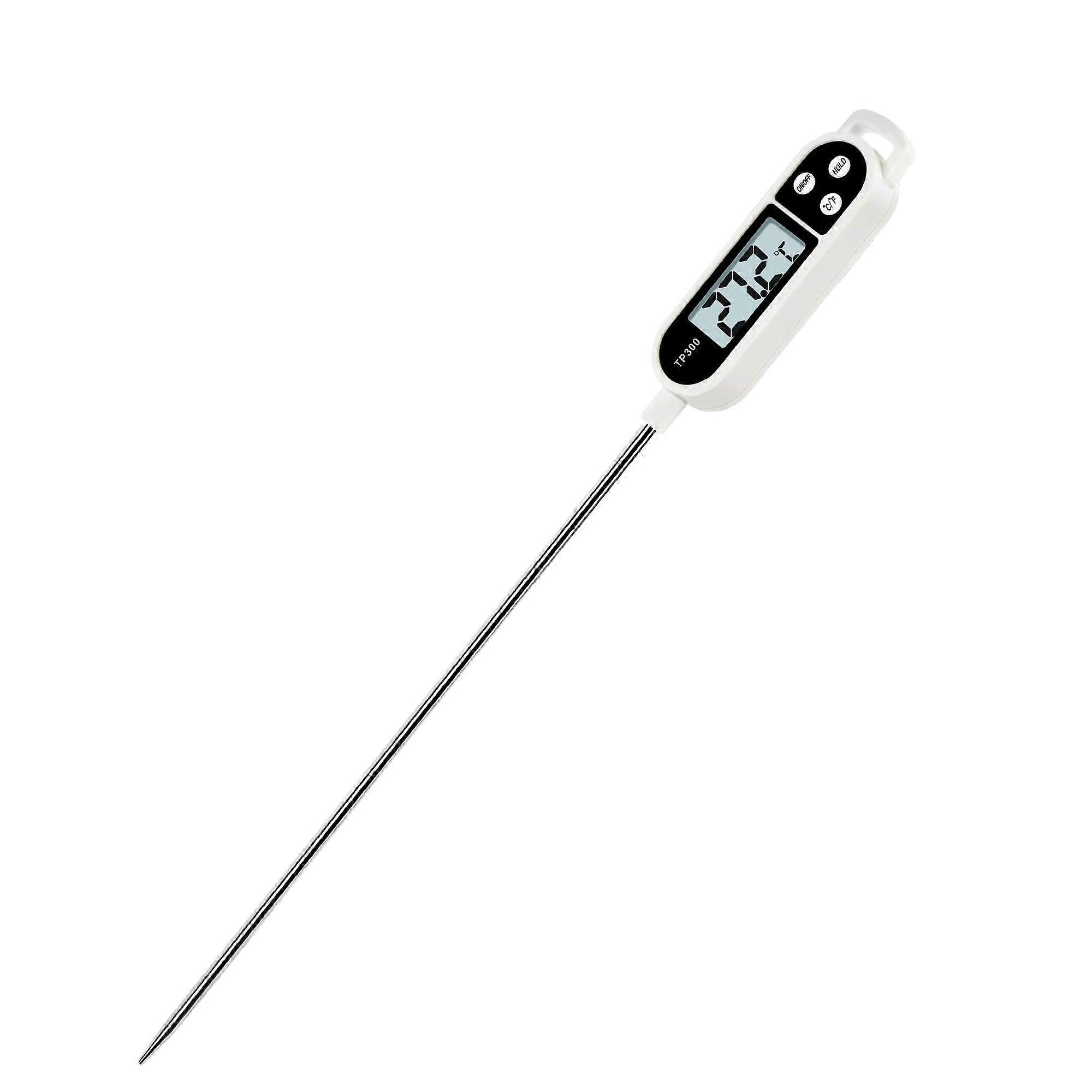 Cooking Thermometer Instant Read Cooking Thermometer Digital Kitchen Thermometer with Long Probe and LCD Display