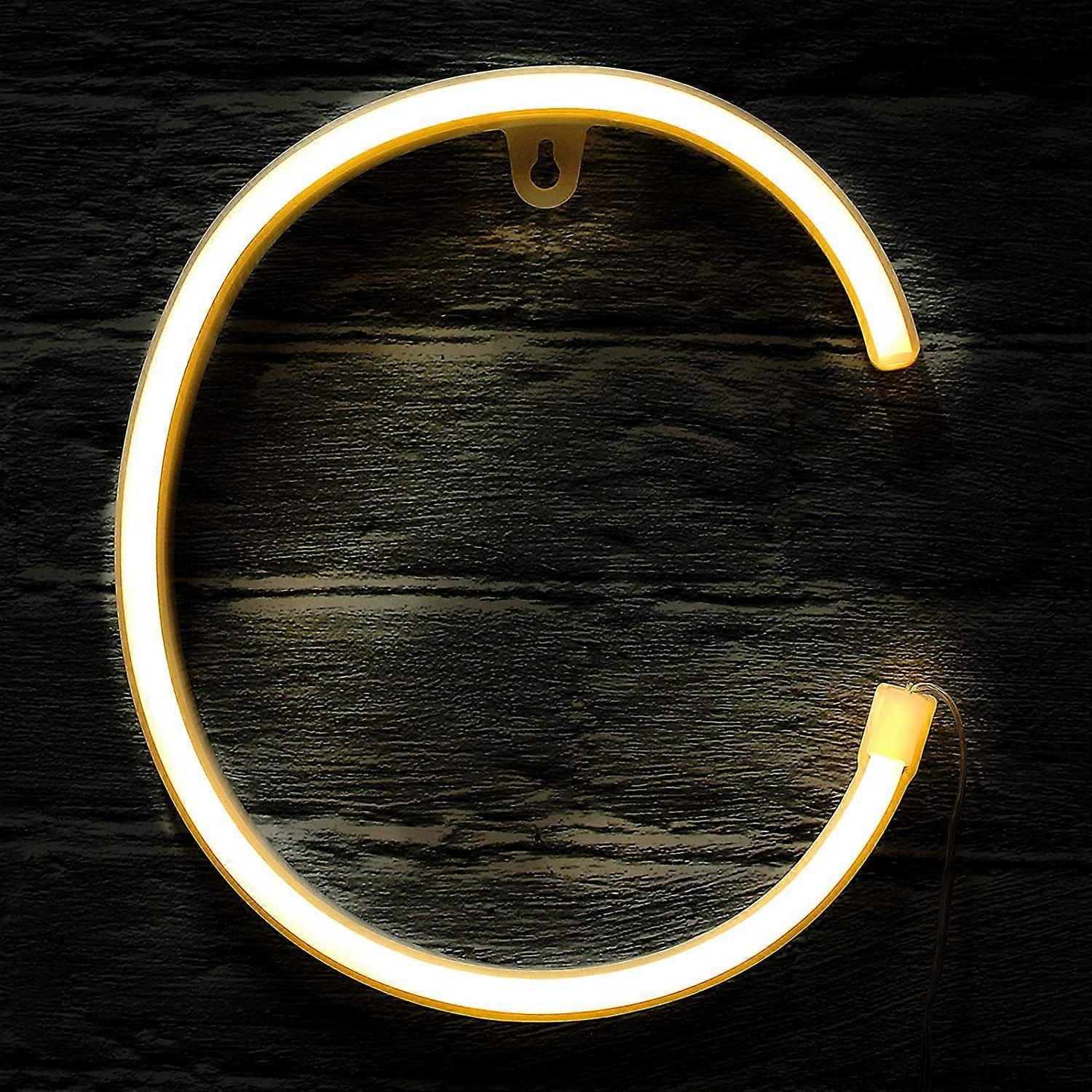 LED Neon Ceiling Light Alphanumeric Symbol Neon Light with Wireless Remote Control Switch