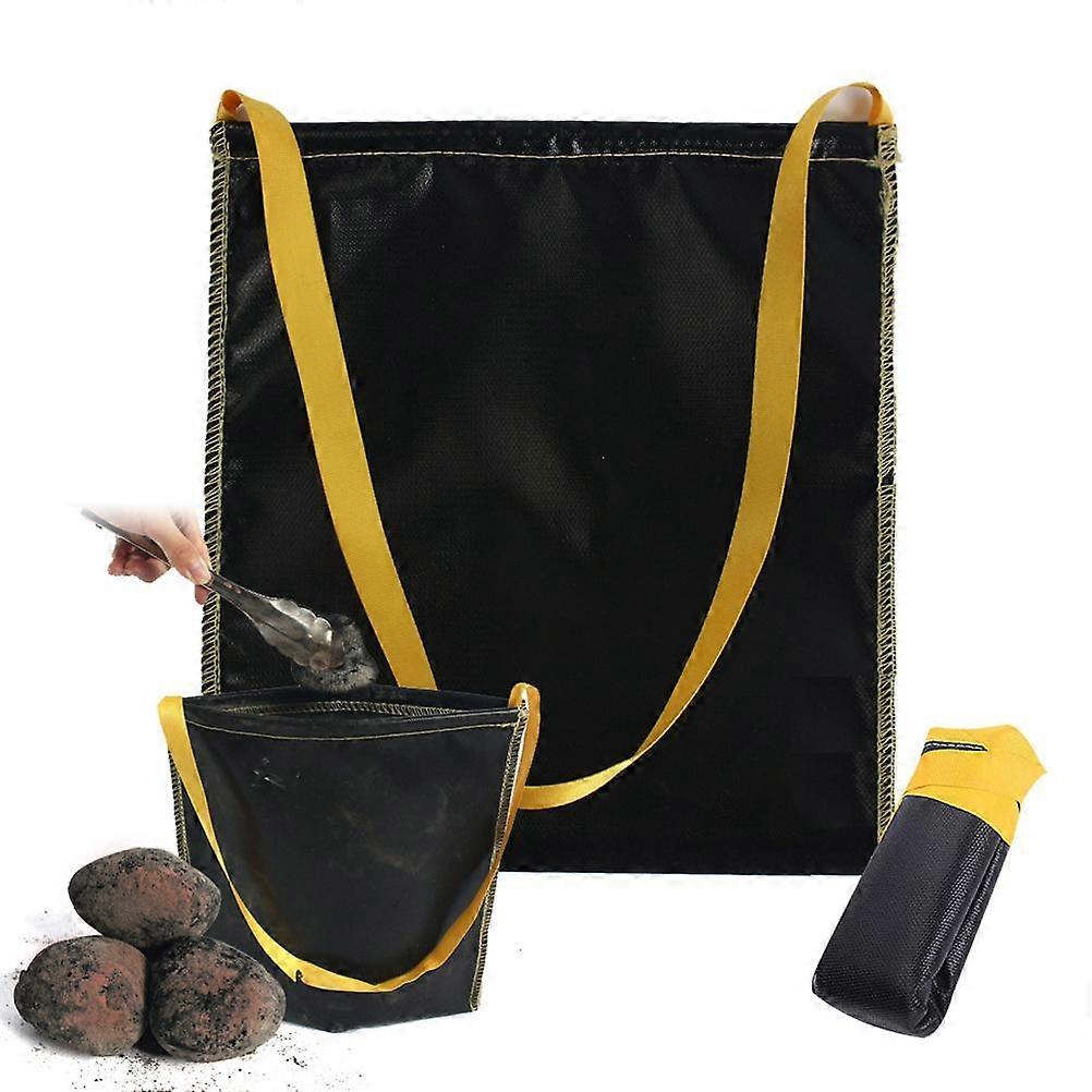 Barbecue Charcoal Storage Bag High Temperature Resistant Charcoal Residue Extinguishing Bag Picnic Camping Garbage Storage Bag