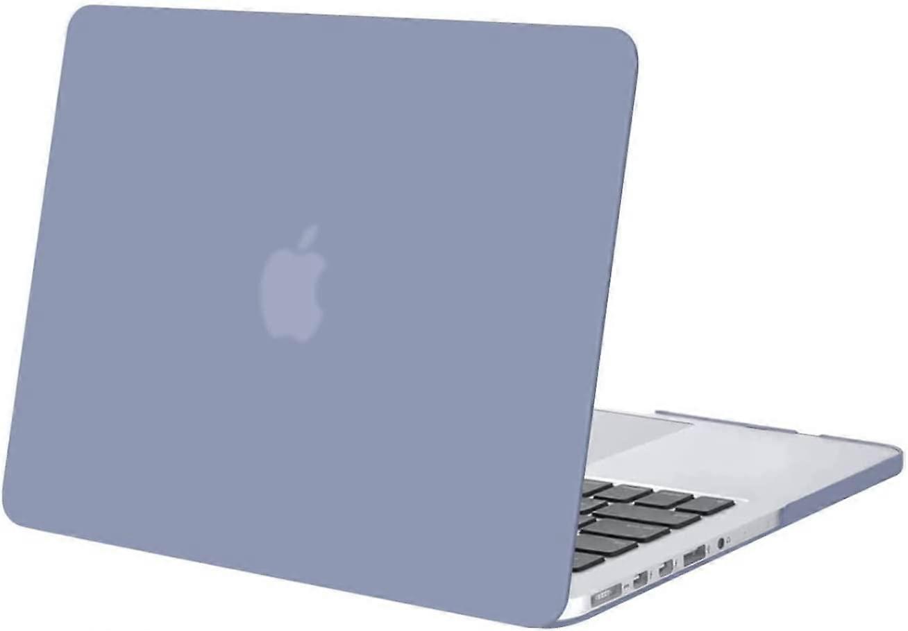 Lavender Gray  Plastic Hard Shell Case Snap On Cover Only Compatible with MacBook Pro 15 inch Case with Retina Display (Model: A1398, Older Version, 2