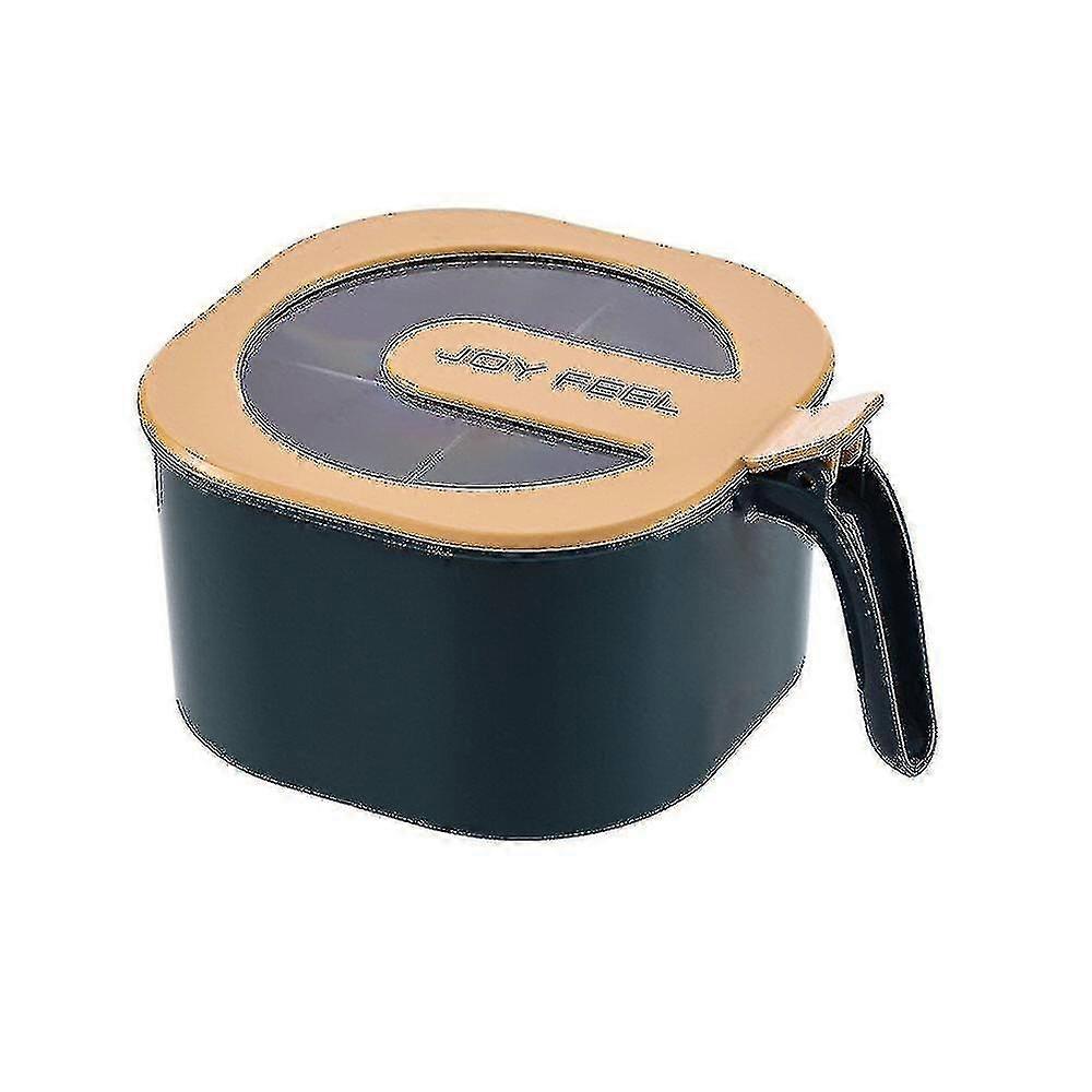 2pc Plastic Spice Container Salt Jars Food Seasoning Container Condiment Pot With Lid And Spoon