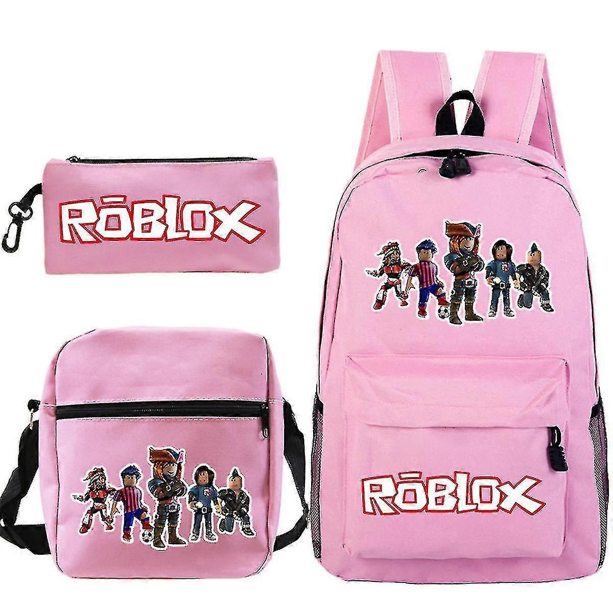 New Arrival 3 Pcs Set Anime Roblox Backpack Outdoor Travel Bag Casual 1800625665 Max 