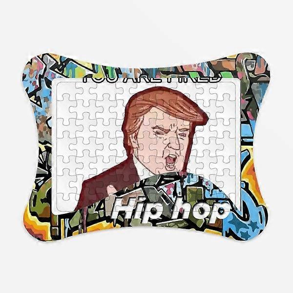 Americký prezident Cartoon Image Puzzle Puzzle