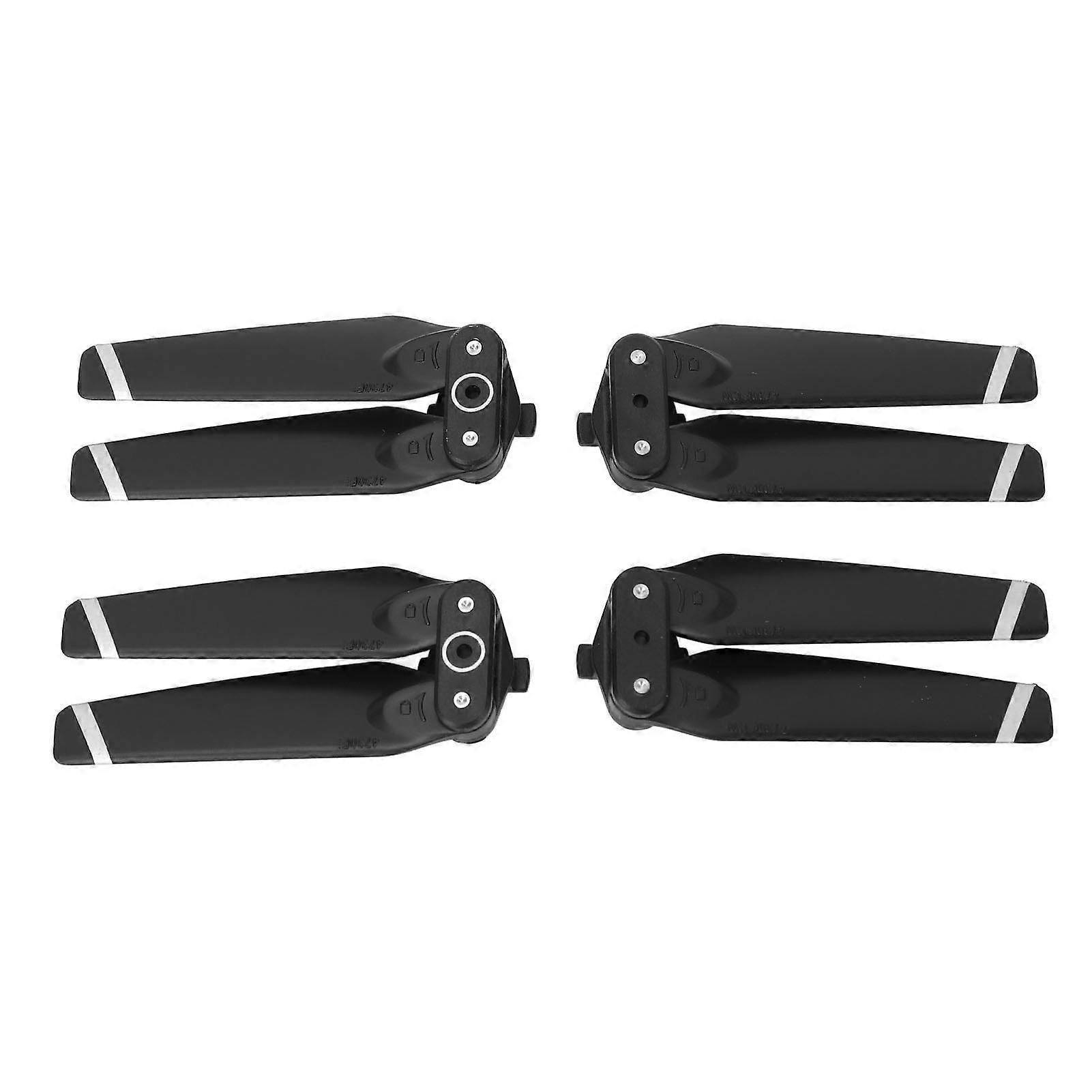 4PCS Drone Propeller ABS Quick Release 4730F Foldable Drone Propeller Replacement for Spark Silver Decor