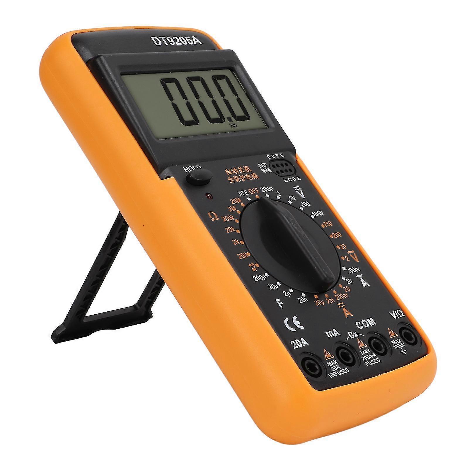 Diital Multimeter DT9205A - Hih Accuracy Universal Meter for Electricity Testin with Overload Protection