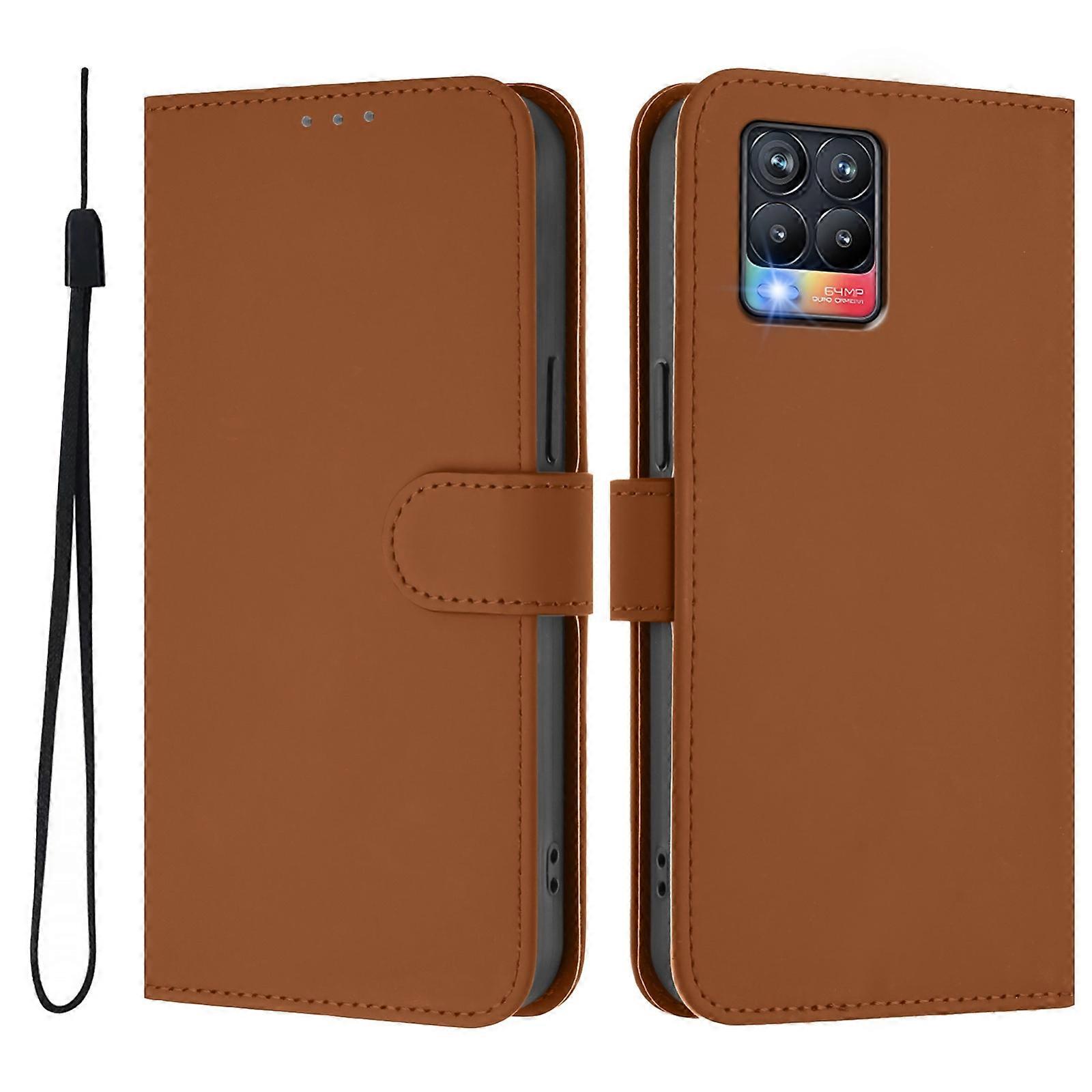 Lanyard PU Case For Realme 8 4G / 8 Pro 4G