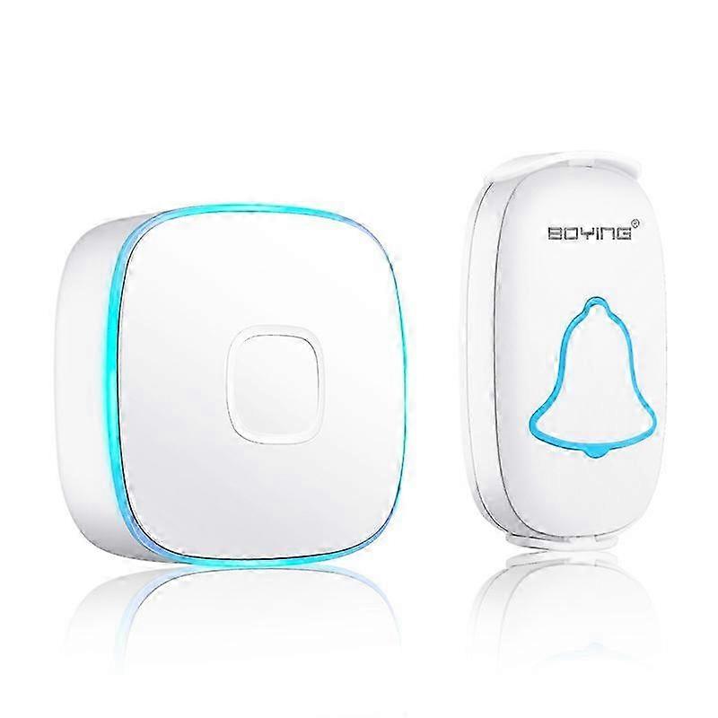 A808 AC Digital Wireless Pager Doorbell One-To-One Button Customizable Ringtone