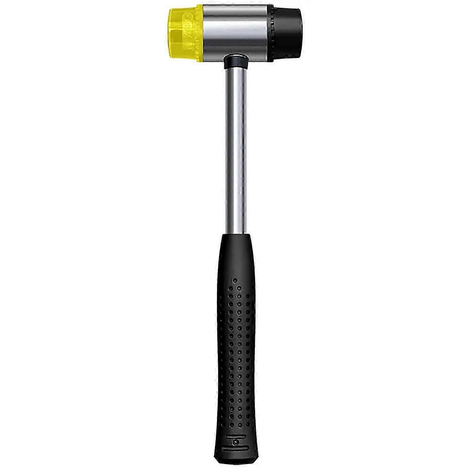 Soft Rubber Mallet Hammer Non Slip Grip Large Double-Faced Soft Hammer for Home Improvement Tool